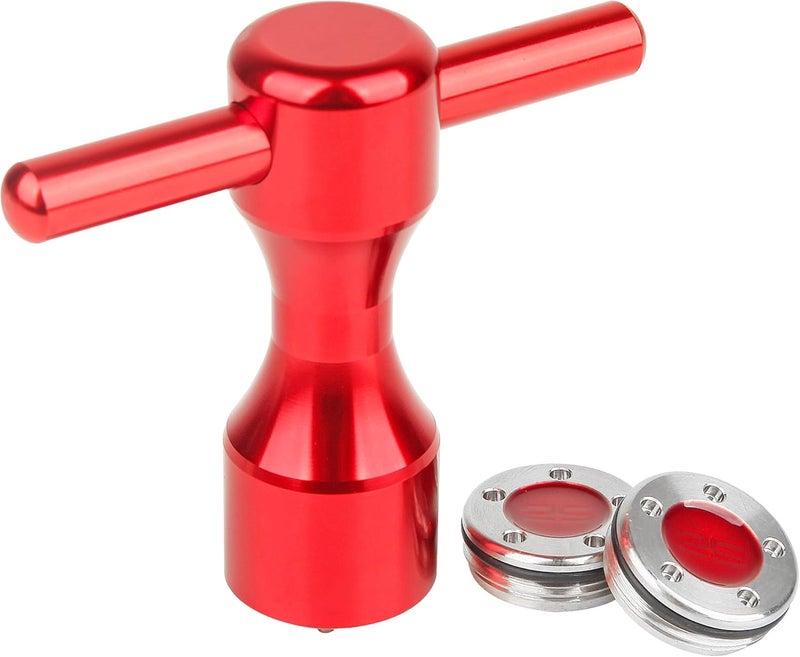 FoFoFo Golf Putter Weights Compatible with Scotty Cameron 2pcs Red 5g/10g/15g/20g/25g/30g/35g/40g/45g with Wrench Kit Set Compatible with Titleist Scotty Cameron Putter Newport - Image 2